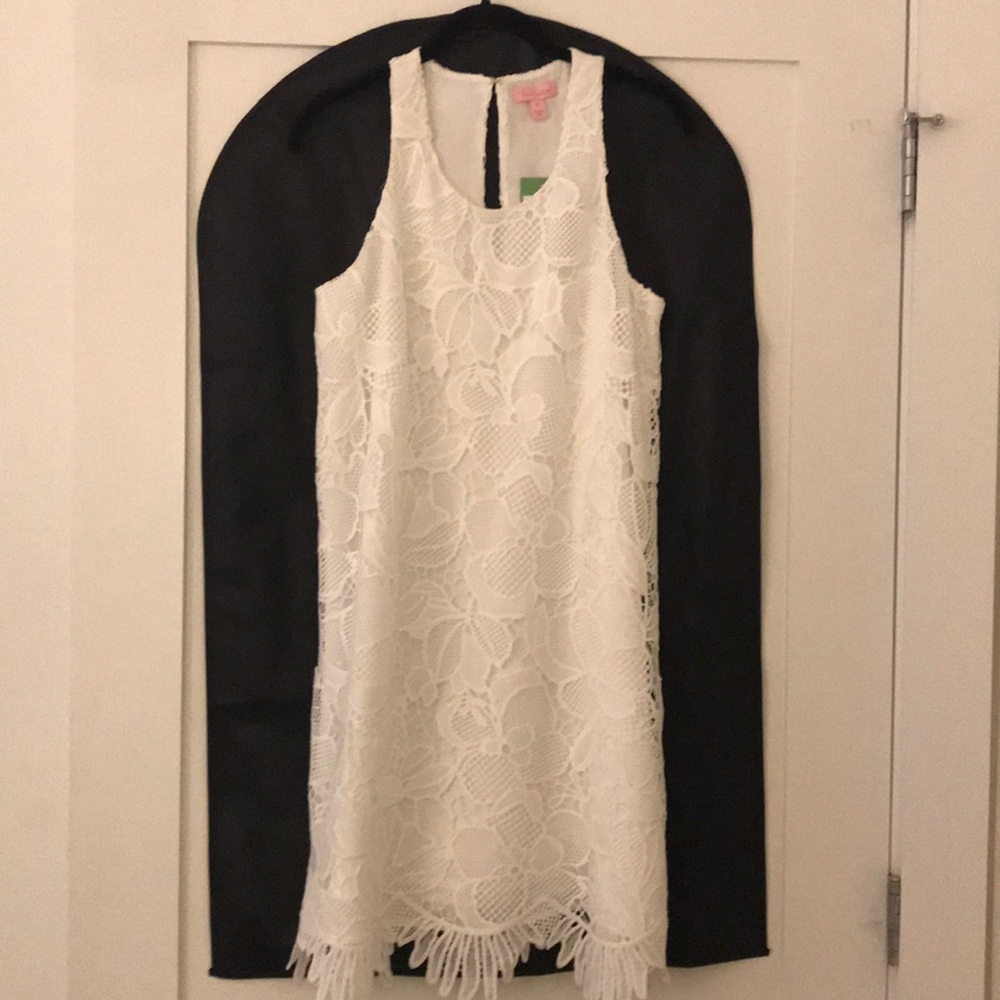 Lilly Pulitzer Floral Scallop Lace Dress sz6 NWT